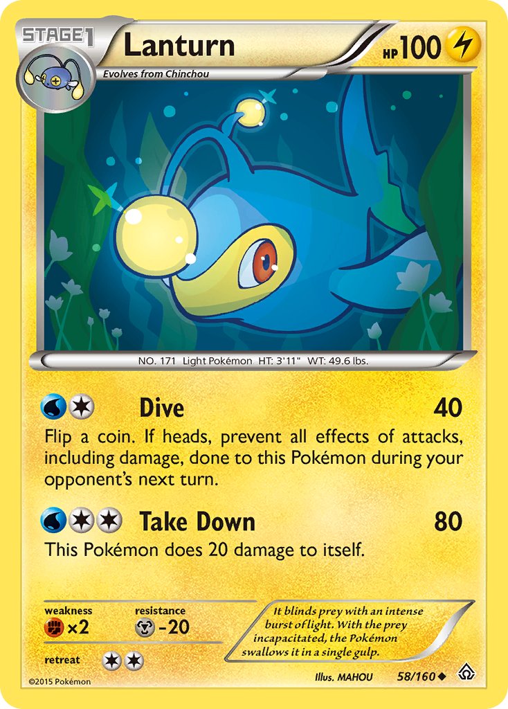 Lanturn - 58/160 - Primal Clash - Card Cavern
