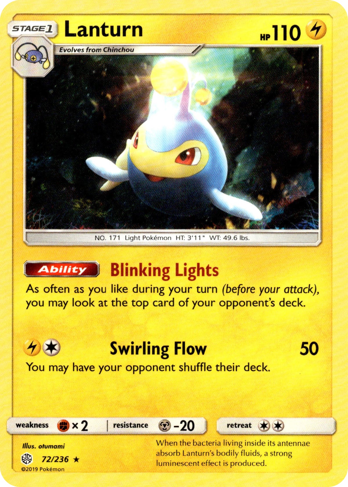 Lanturn - 72/236 - Cosmic Eclipse - Card Cavern