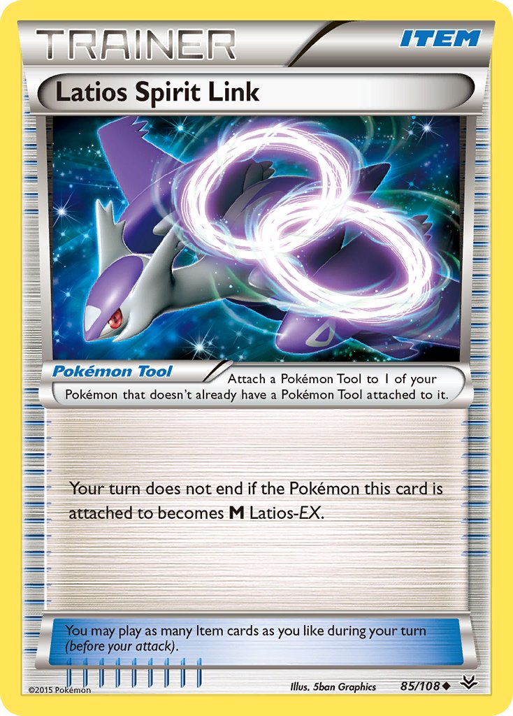 Latios Spirit Link - 85/108 - Roaring Skies - Card Cavern