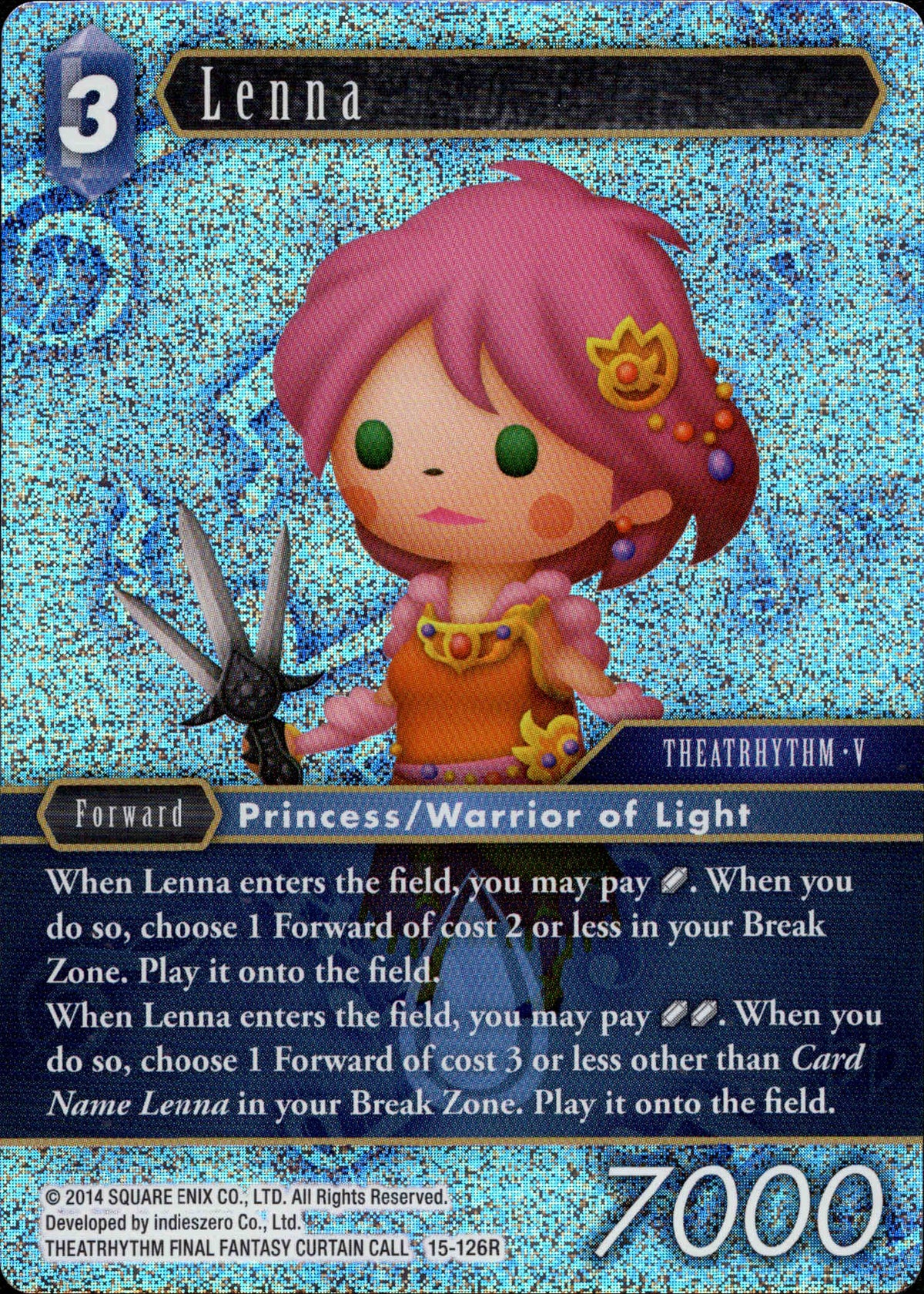 Lenna - 15-126R - Crystal Dominion - Foil - Card Cavern