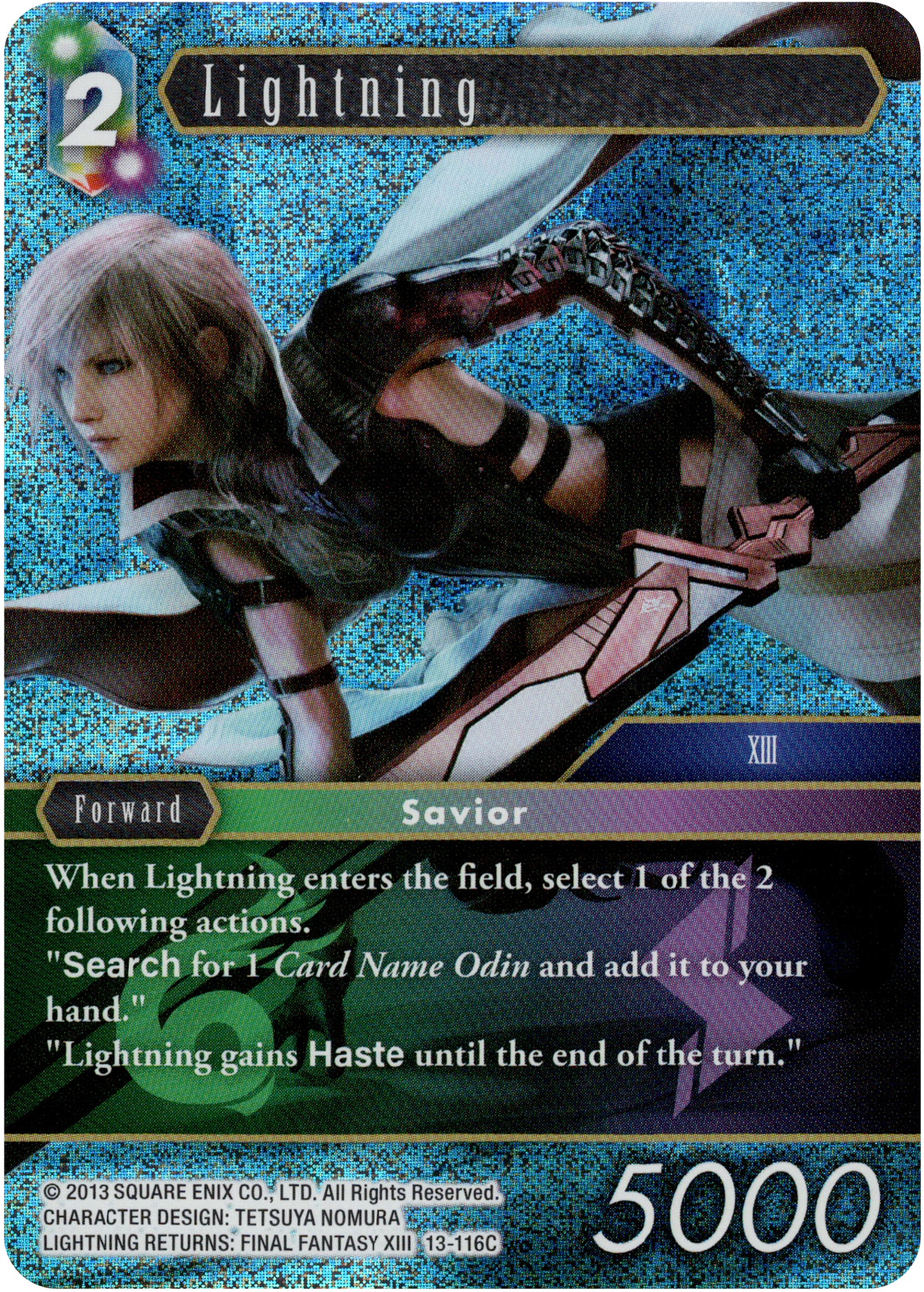 Lightning - 13-116C - Opus XIII - Foil - Card Cavern