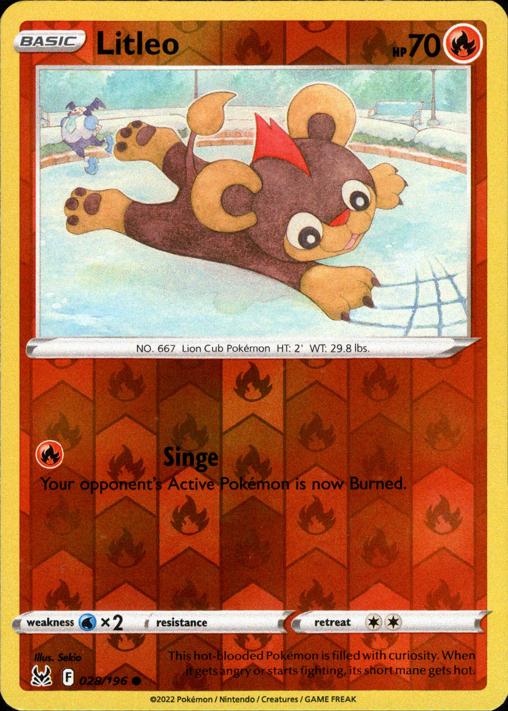 litleo pokemon card value Litleo - 028/196 - Lost Origin