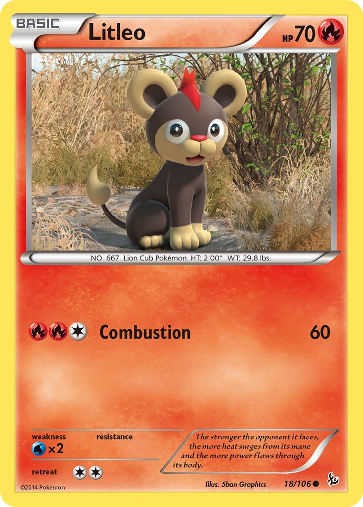 Litleo - 18/106 - Flashfire - Card Cavern