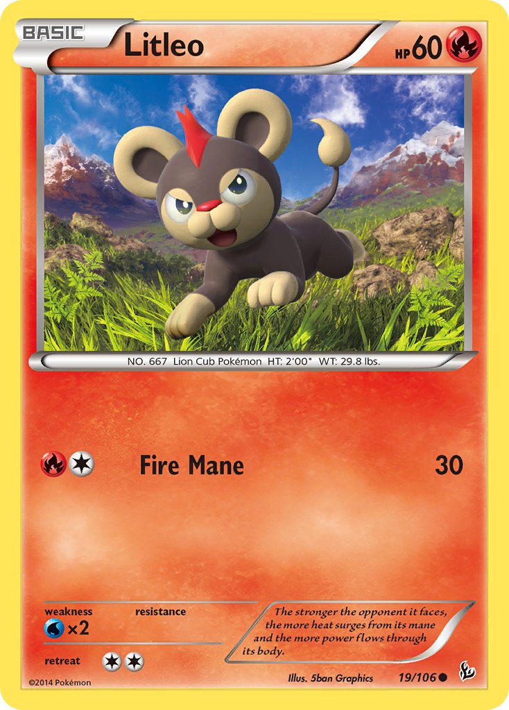 Litleo - 19/106 - Flashfire - Card Cavern