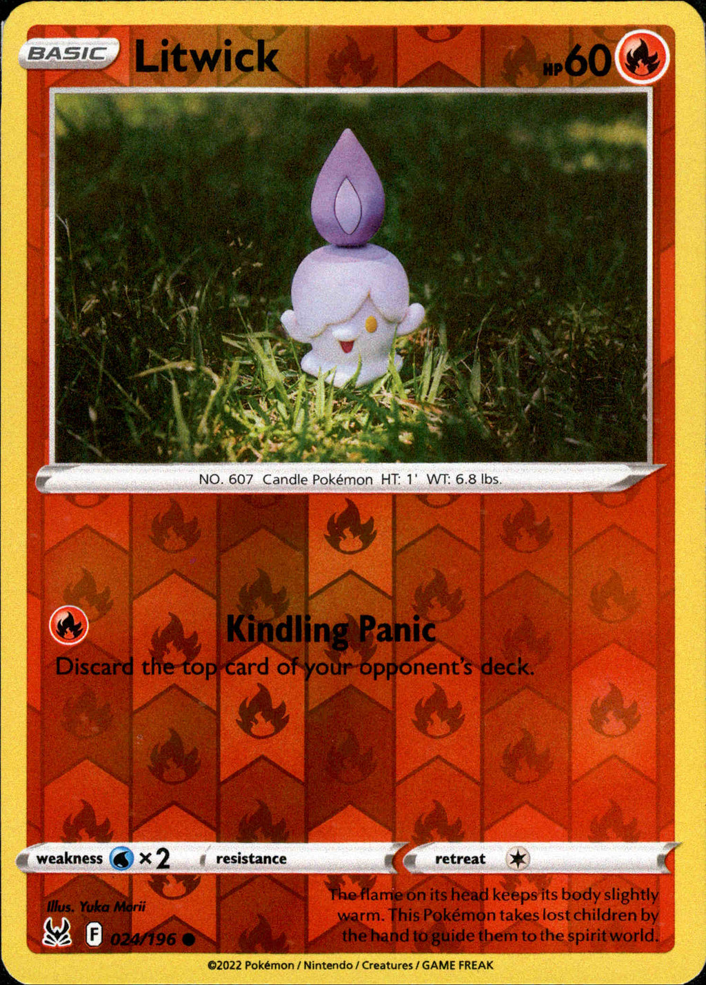 litwick pokemon card Litwick - 024/196 - Lost Origin