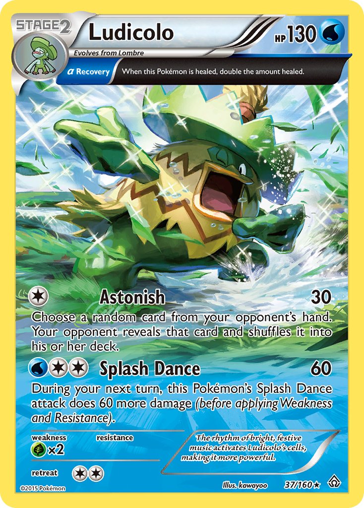 Ludicolo - 37/160 - Primal Clash - Card Cavern