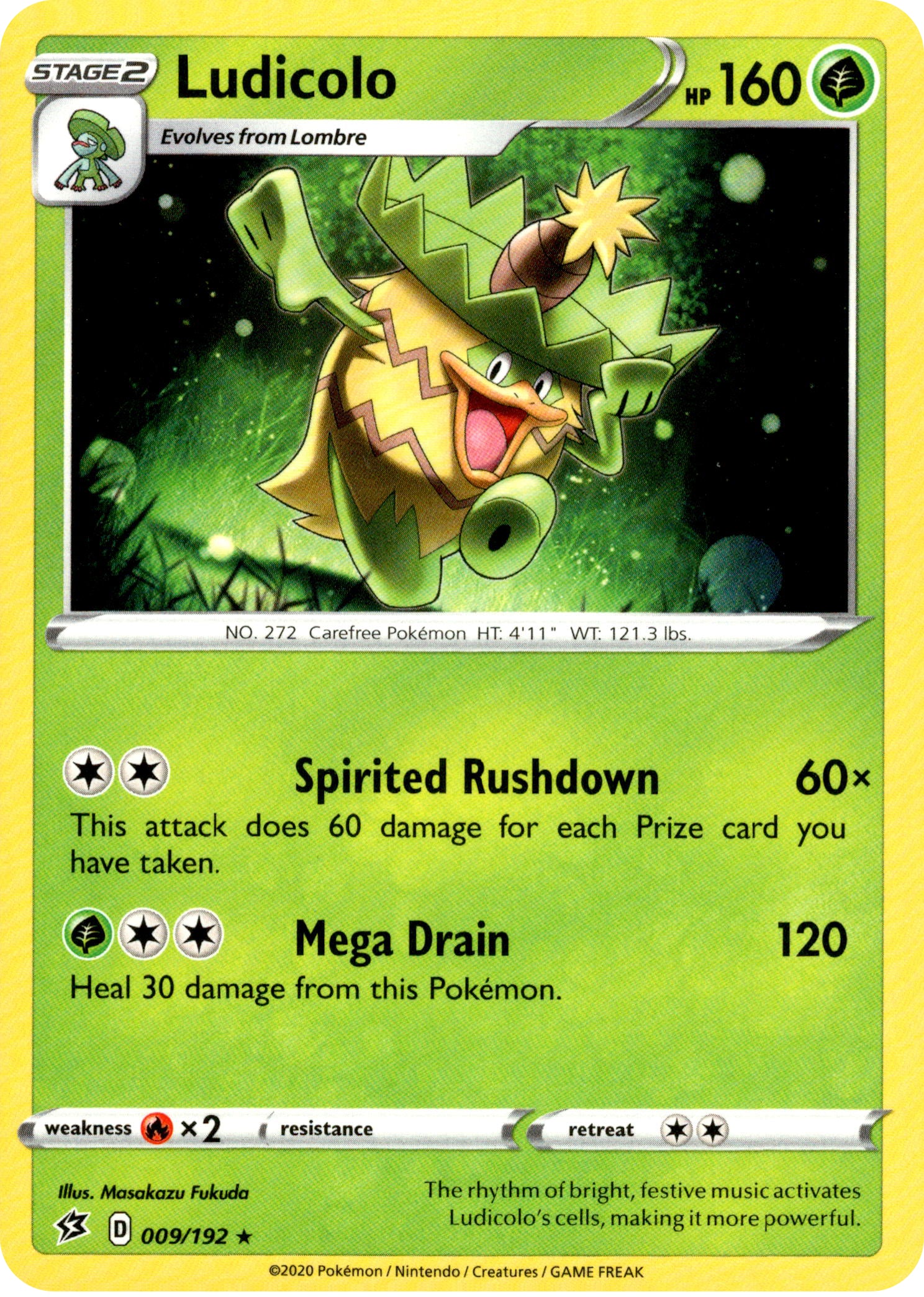 Ludicolo - 9/192 - Rebel Clash - Card Cavern