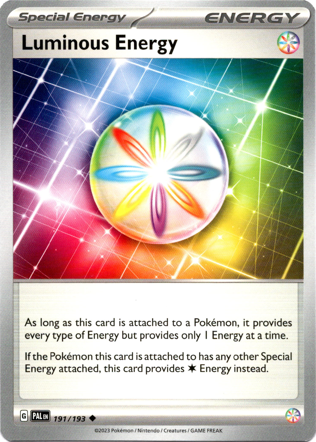 Luminous Energy - 191/193 - Paldea Evolved Card Cavern Trading Cards, LLC Luminous Energy - 191/193 - Paldea Evolved Card Cavern Trading Cards, LLC