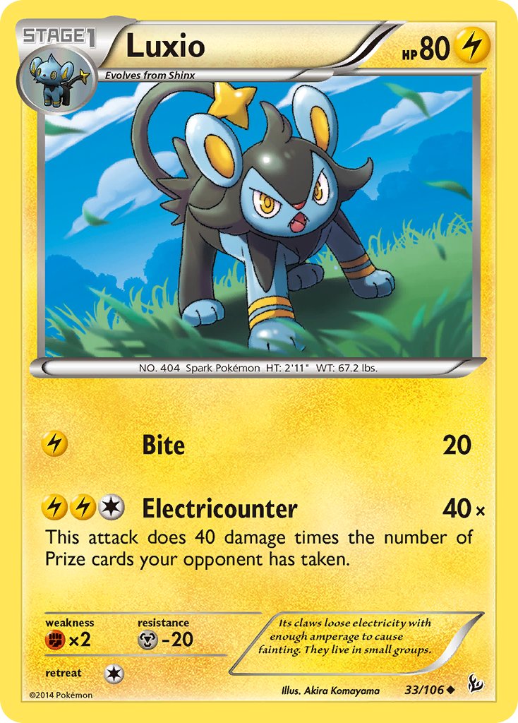 Luxio - 33/106 - Flashfire - Card Cavern