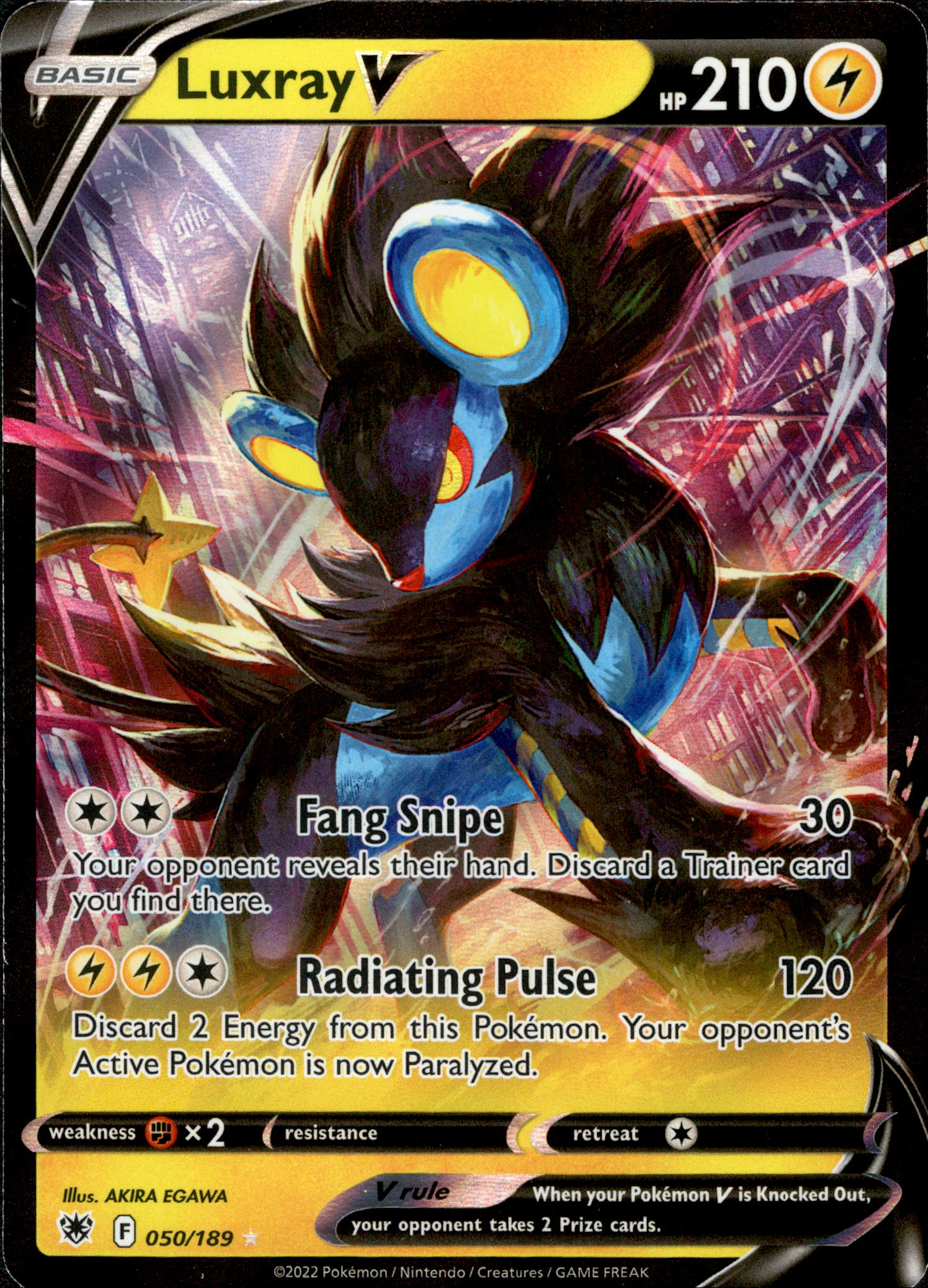 Luxray V - 050/189 - Astral Radiance - Holo - Card Cavern