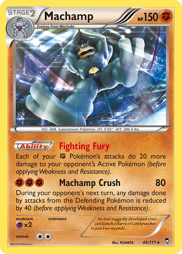 Machamp - 46/111 - Furious Fists - Holo - Card Cavern