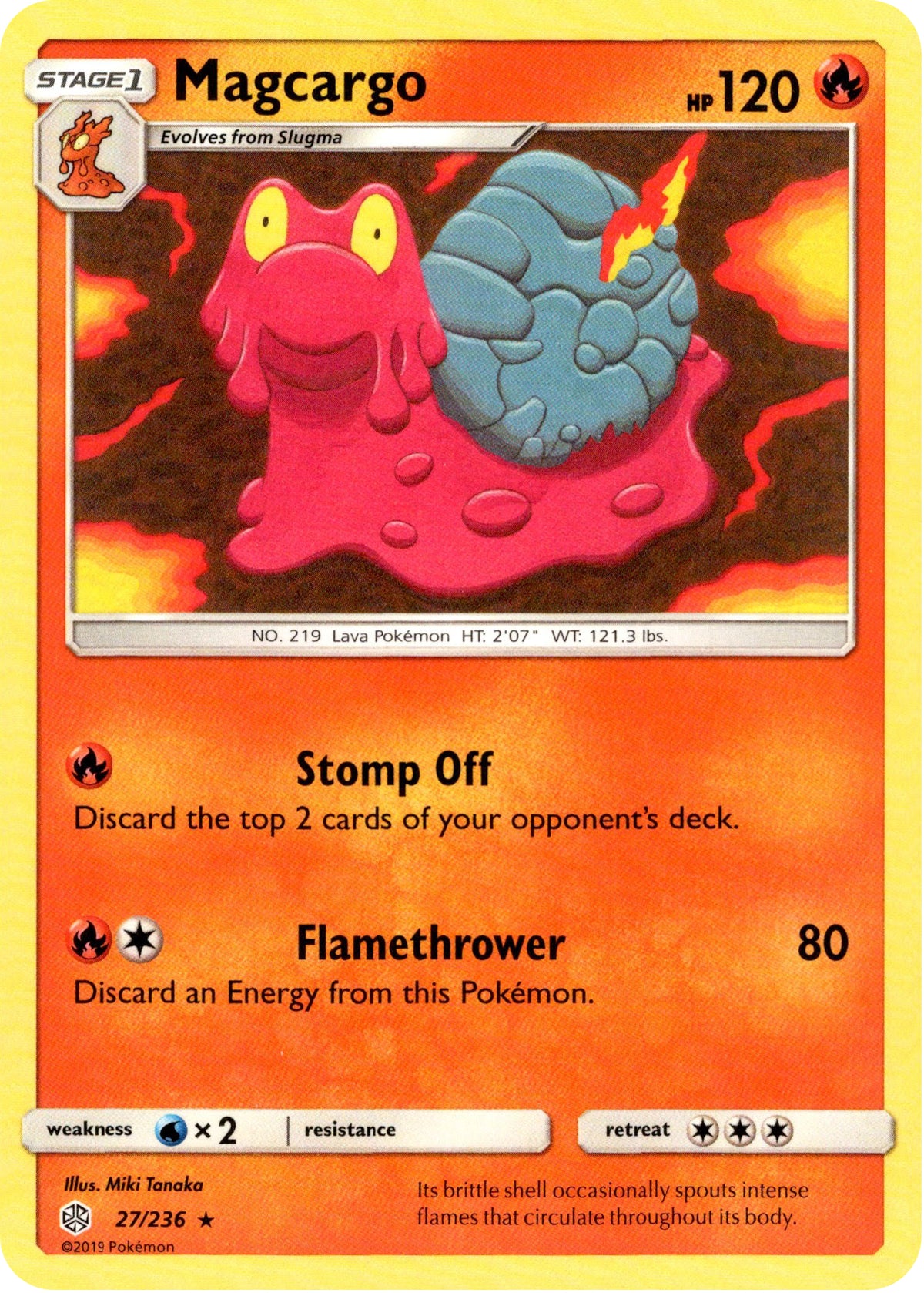 Magcargo - 27/236 - Cosmic Eclipse - Card Cavern
