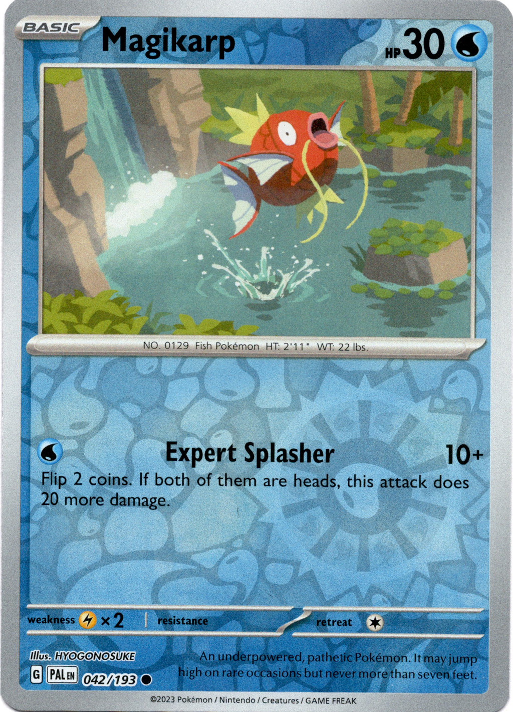 rare magikarp pokemon card Magikarp - 042/193 - Paldea Evolved
