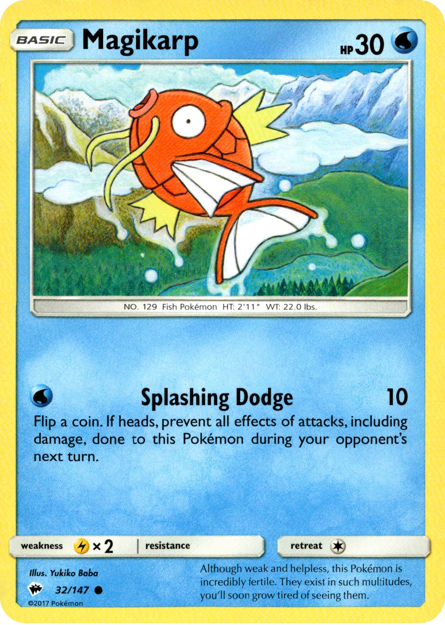 Magikarp - 32/147 - Burning Shadows - Card Cavern