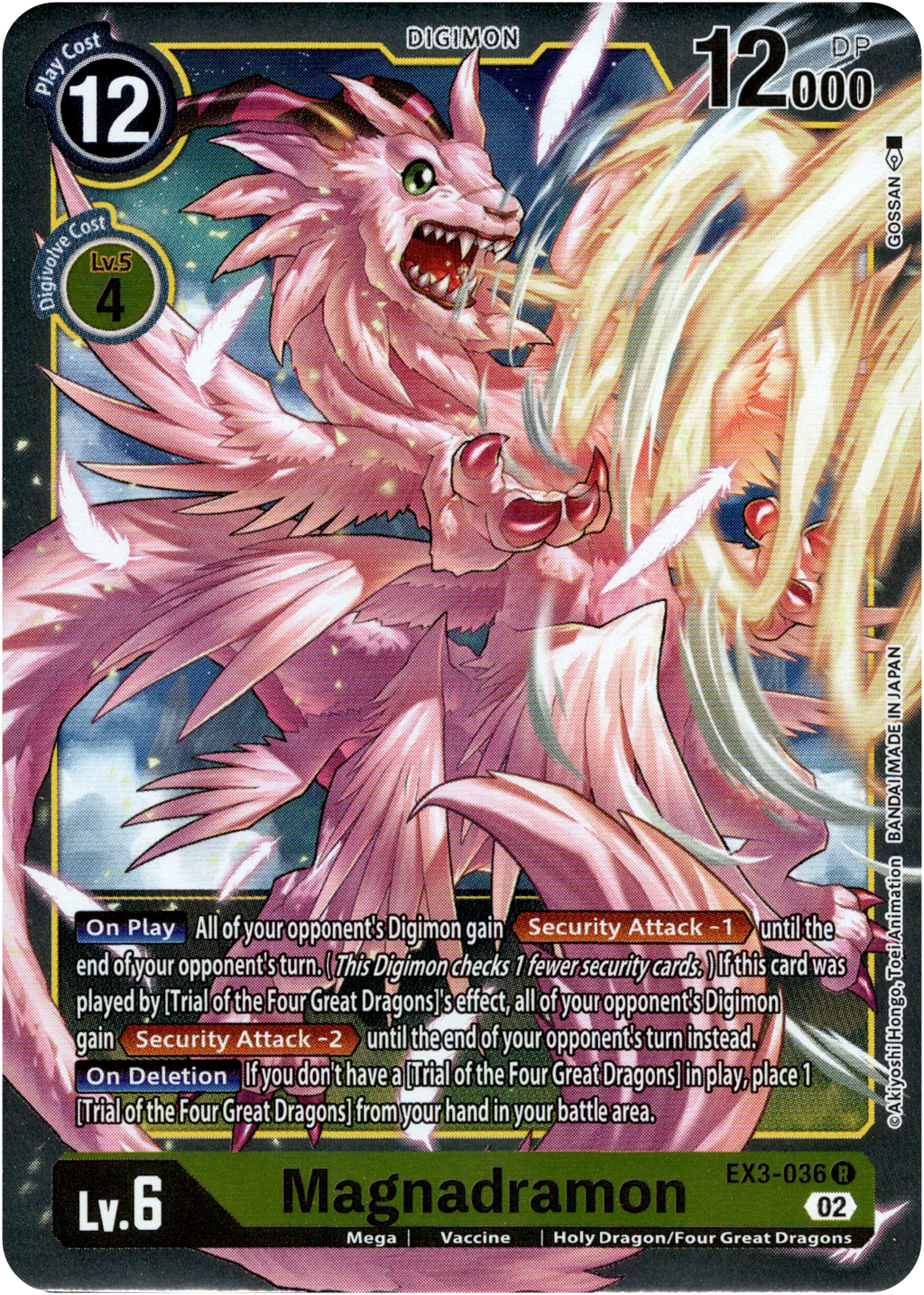 Magnadramon - EX3-036 R - Draconic Roar