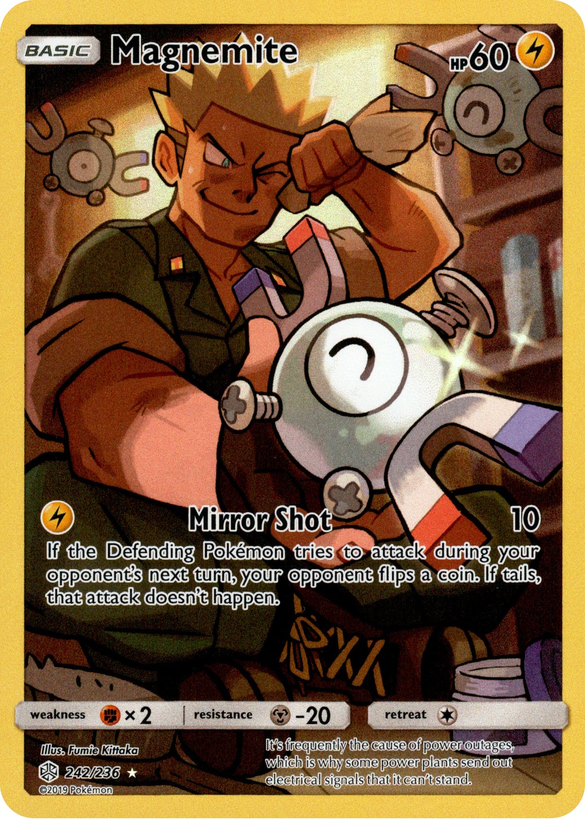 Magnemite (Secret) - 242/236 - Cosmic Eclipse - Card Cavern