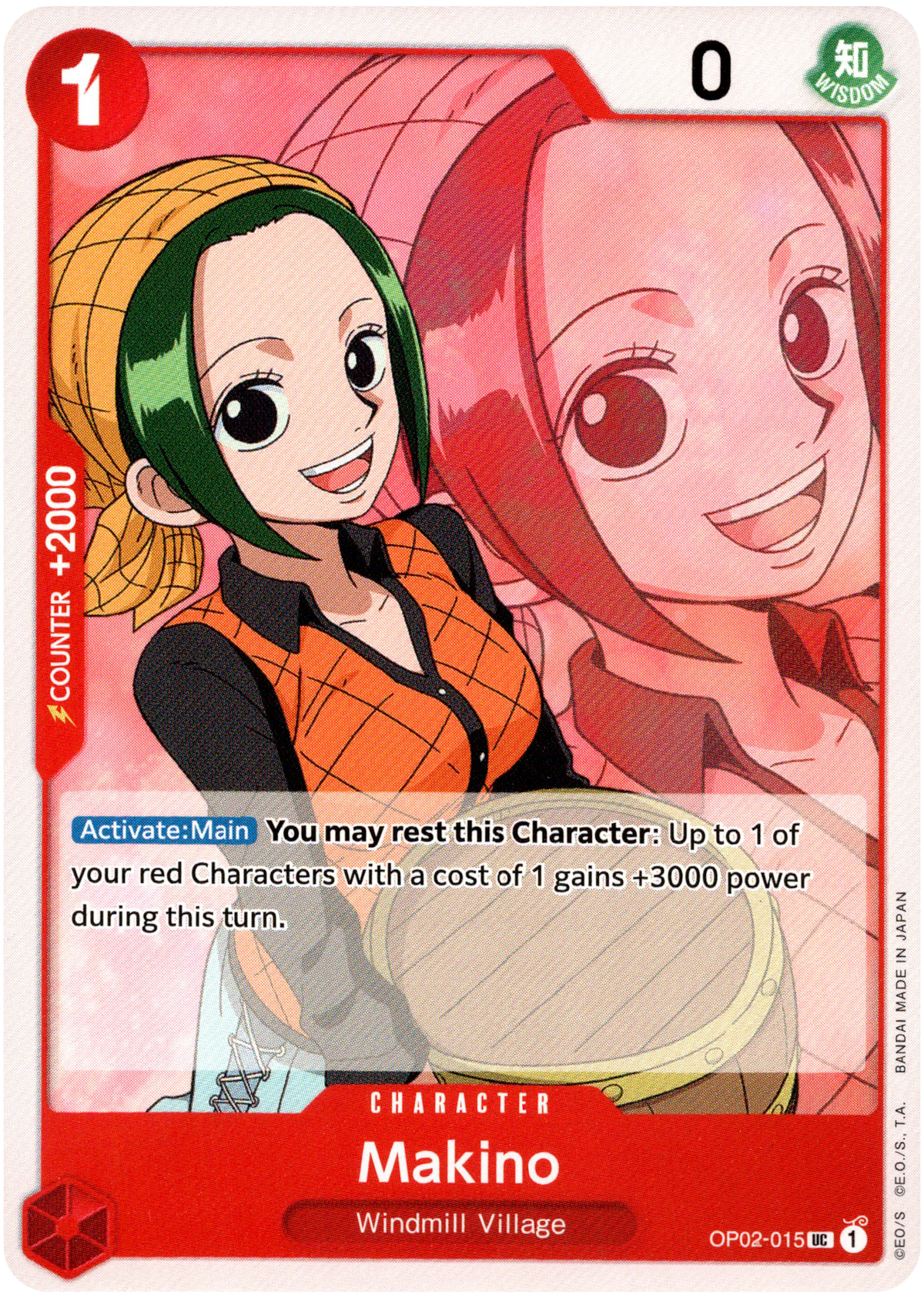 Makino - OP02-015 - Paramount War - Card Cavern