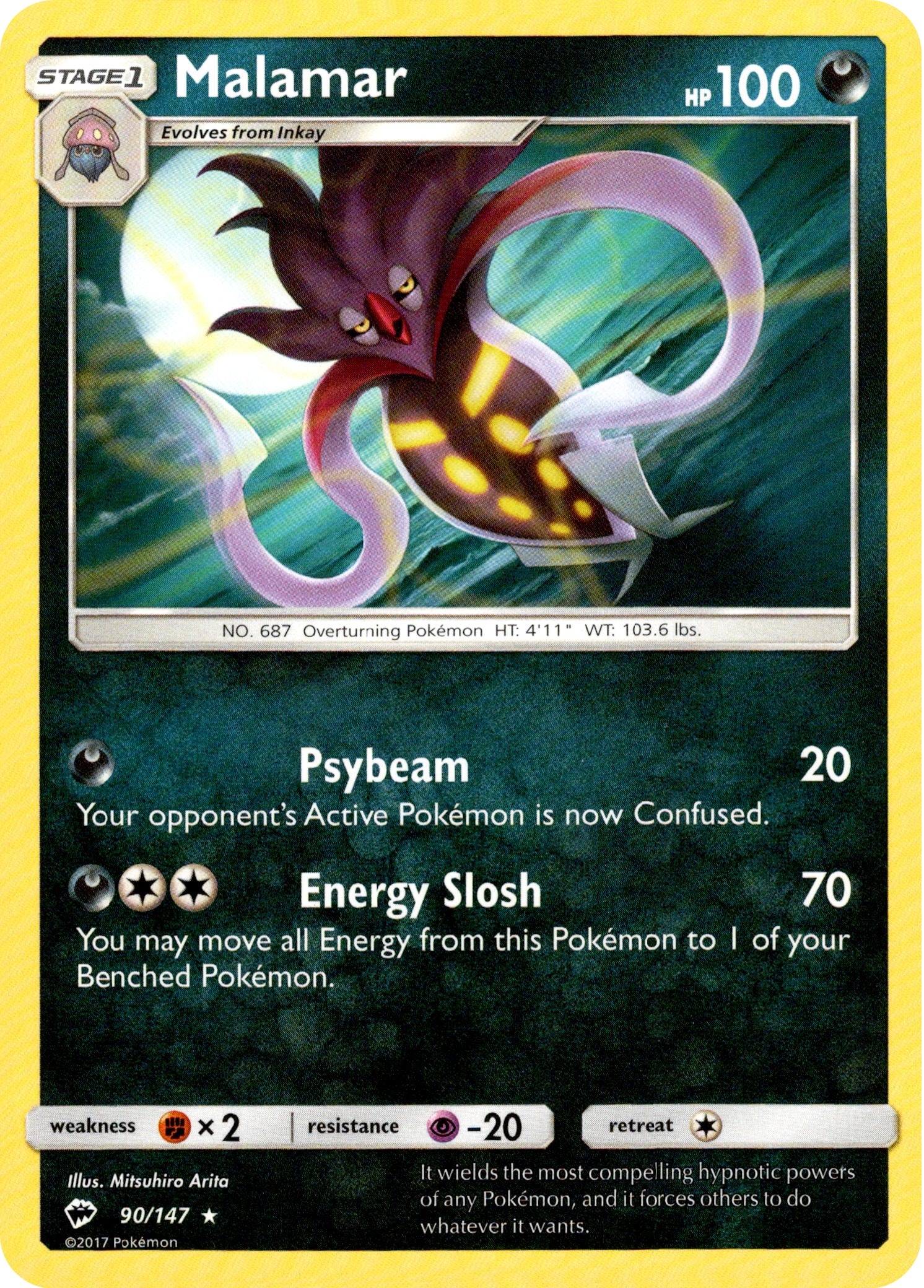 Malamar - 90/147 - Burning Shadows - Card Cavern