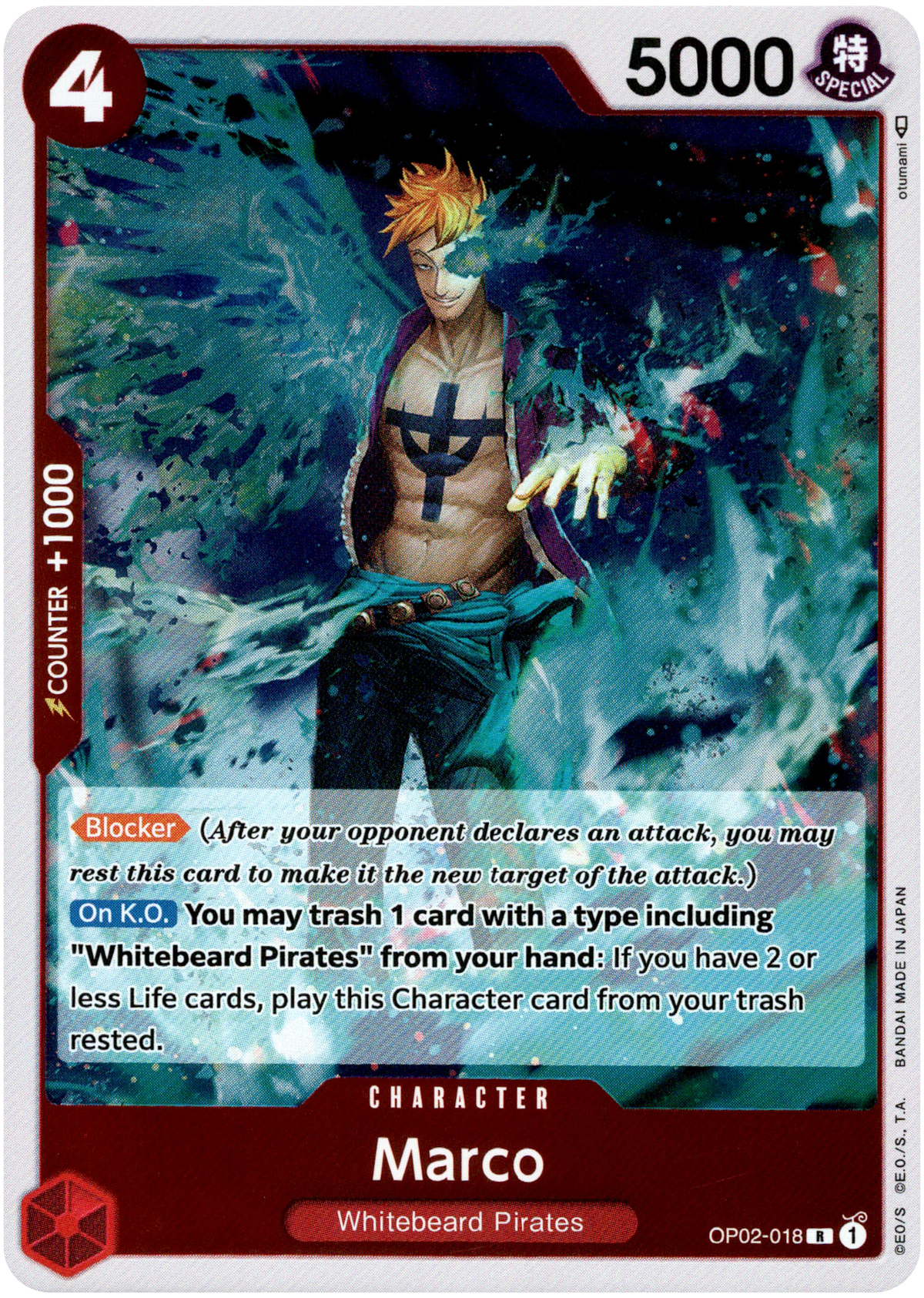 Marco - OP02-018 - Paramount War - Foil - Card Cavern