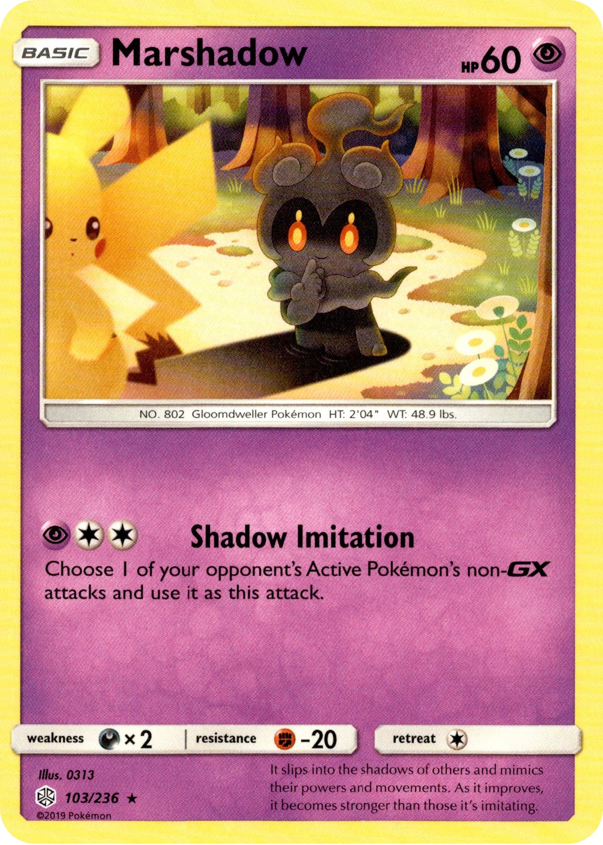 Marshadow - 103/236 - Cosmic Eclipse - Card Cavern