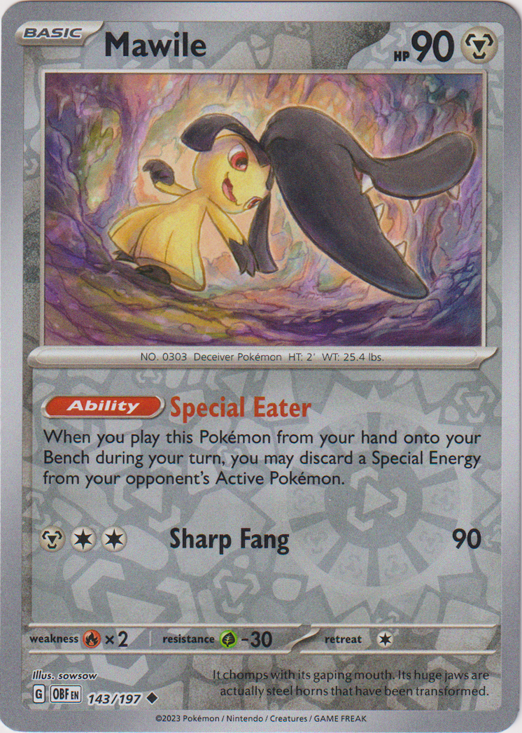 Mawile - 143/197 - Obsidian Flames