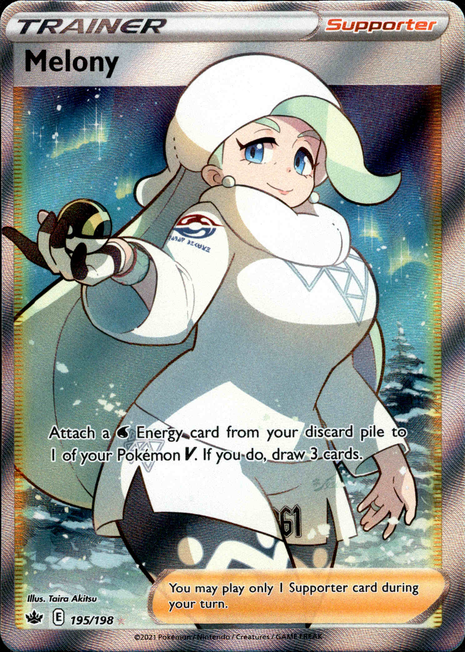 Melony Full Art - 195/198 - Chilling Reign - Holo - Card Cavern