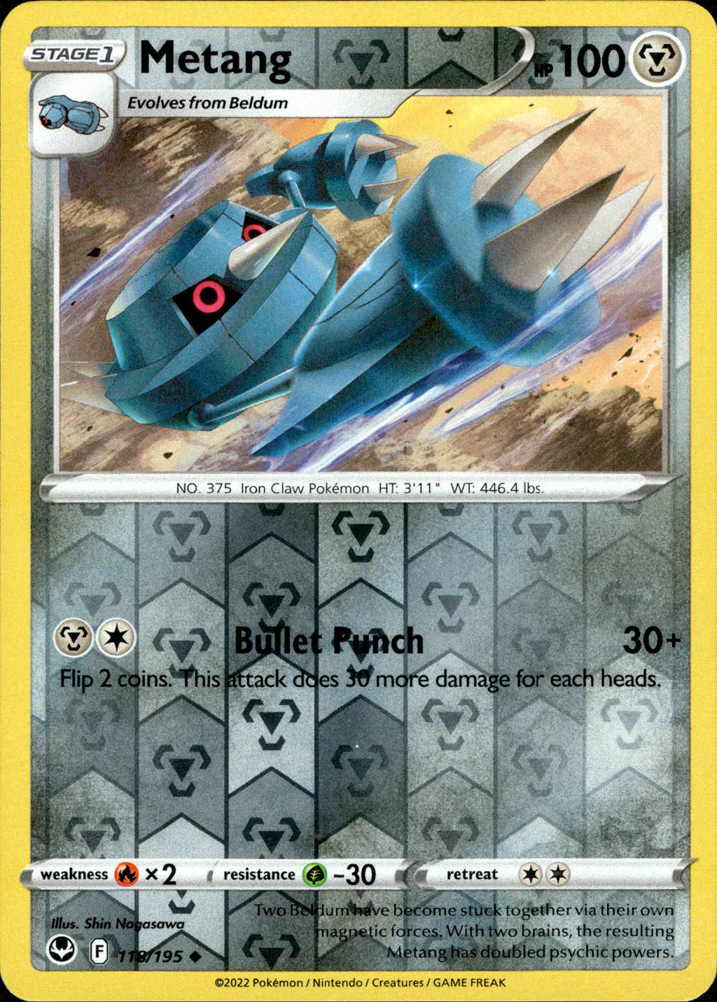 Metang - 118/195 - Silver Tempest