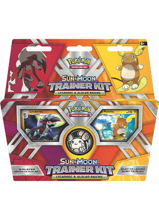 Sun & Moon Trainer Kit Lycanroc & Alolan Raichu - Midnight Surfer Deck - PTCGO Code - Card Cavern