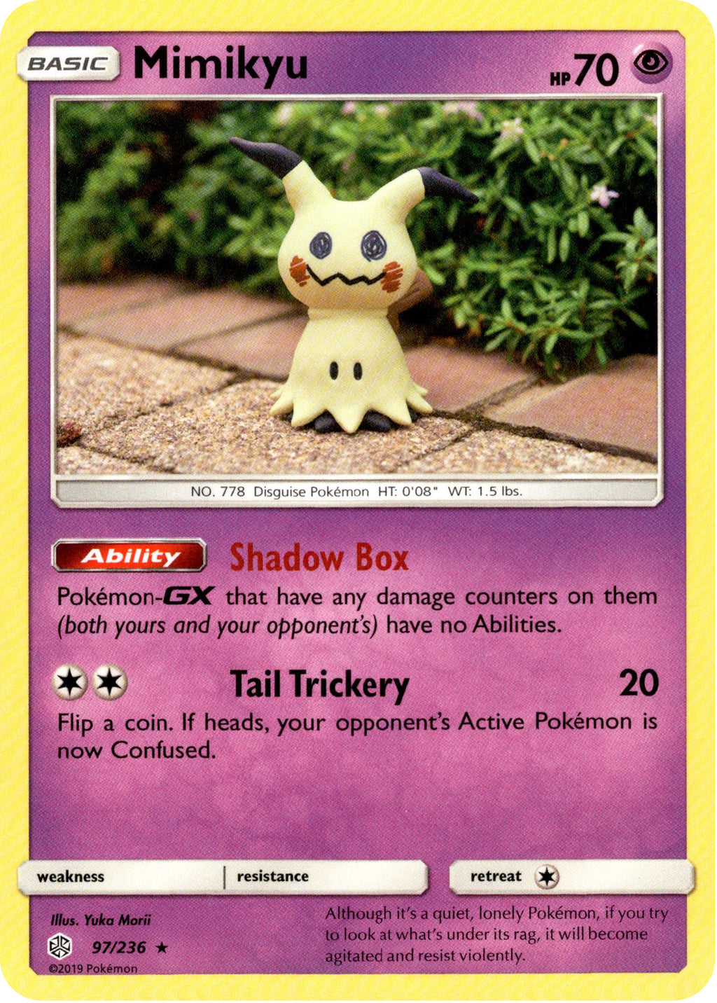 mimikyu pokemon card Mimikyu - 97/236