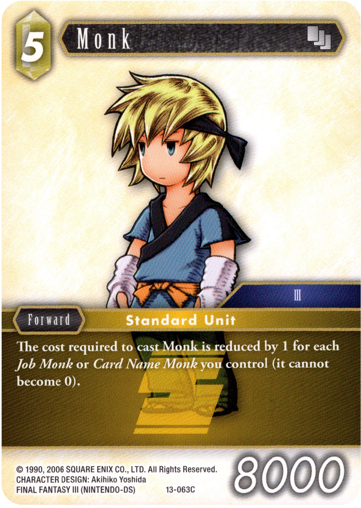Monk - 13-063C - Opus XIII - Card Cavern