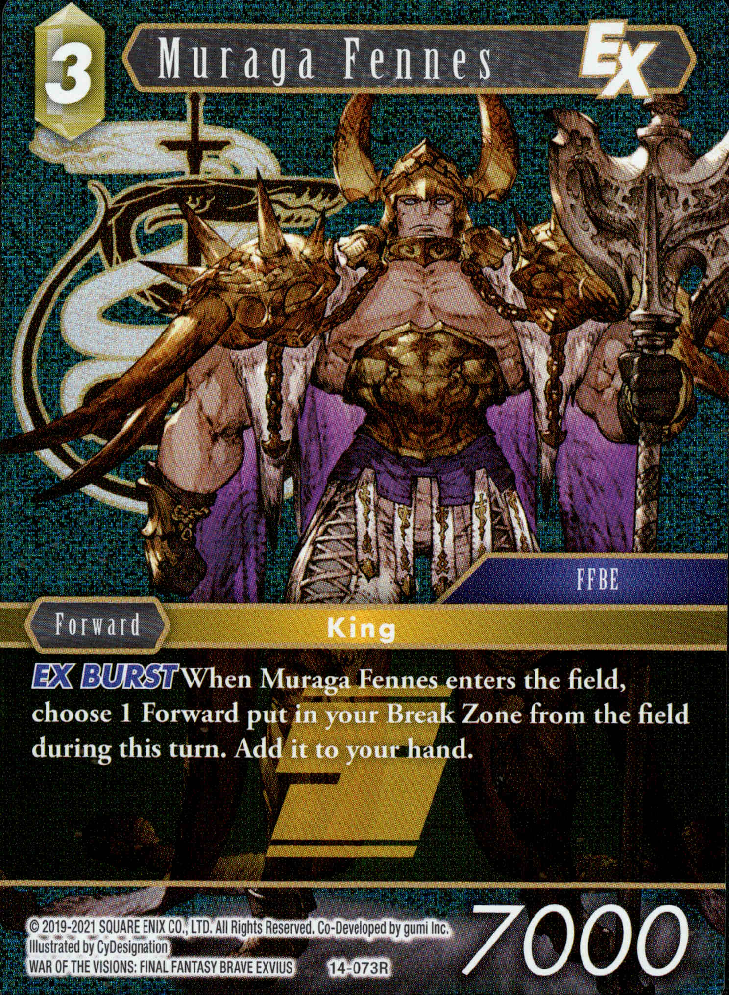 Muraga Fennes - 14-073R - Opus XIV - Foil - Card Cavern
