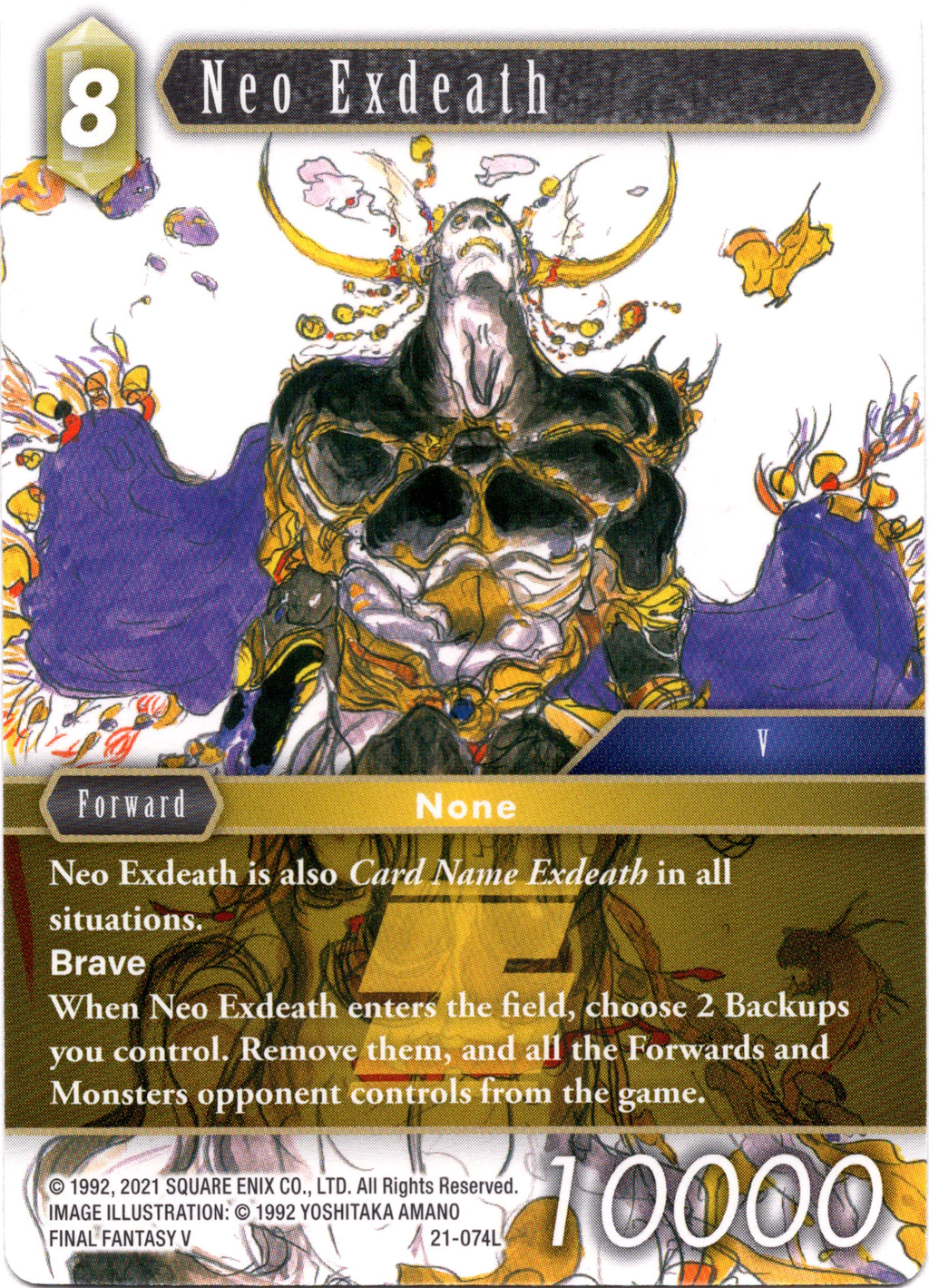 Neo Exdeath - 21-074L - Beyond Destiny – Card Cavern Trading Cards