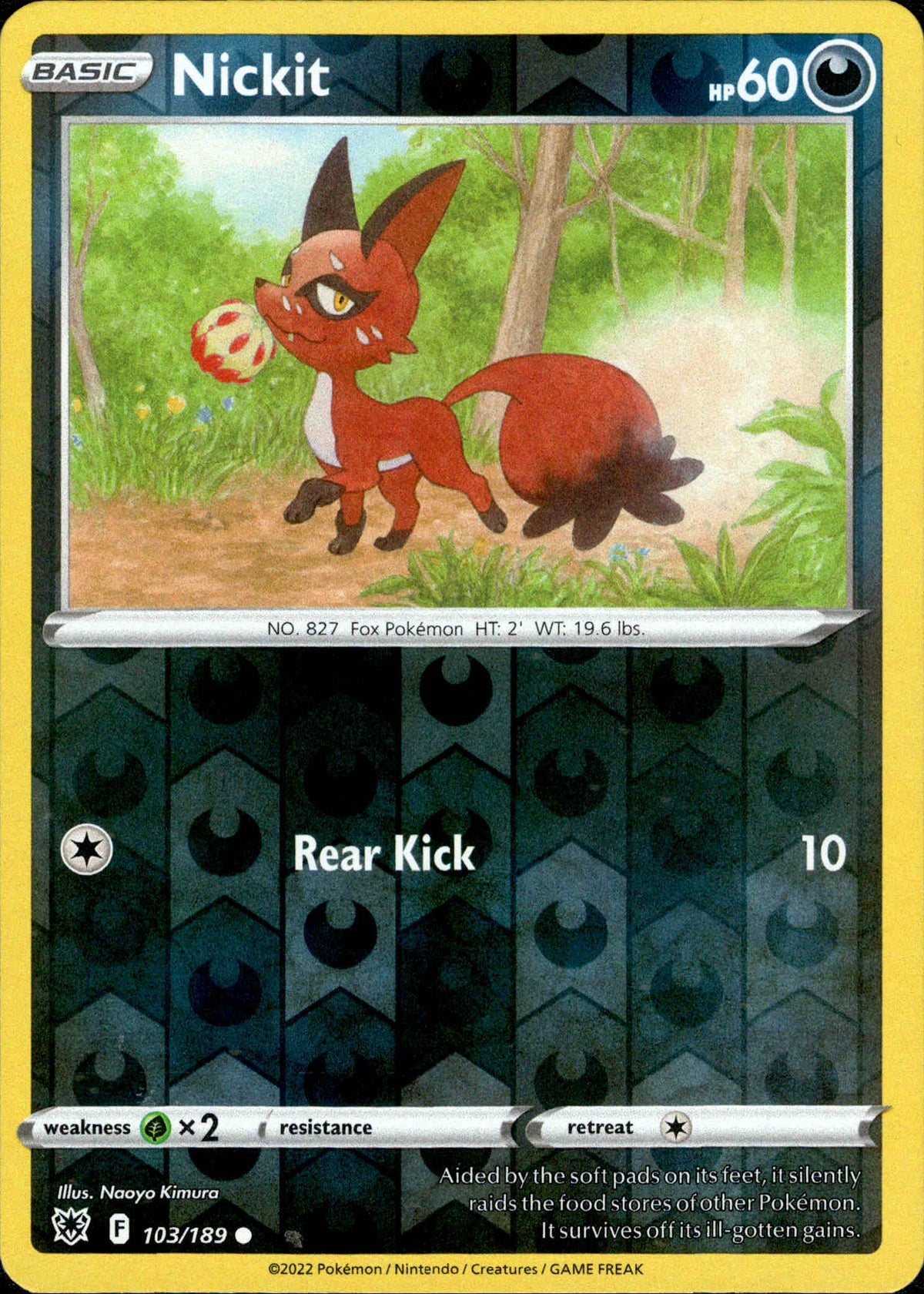 Nickit - 103/189 - Astral Radiance - Reverse Holo - Card Cavern
