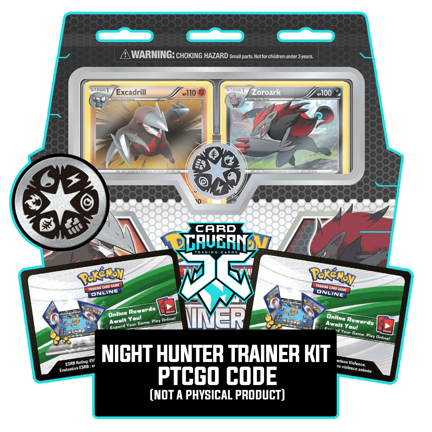 Black & White Trainer Kit - Night Hunter - PTCGO Code - Card Cavern