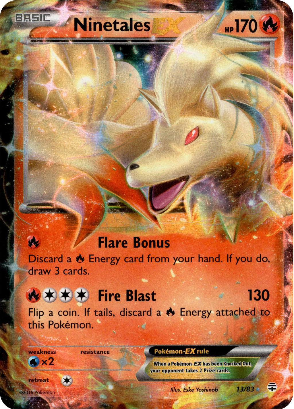 Ninetales EX - 13/83 - Generations