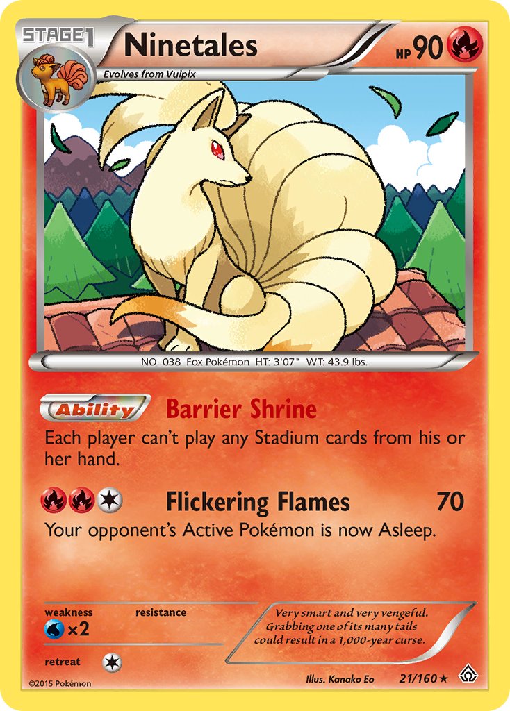 Ninetales - 21/160 - Primal Clash - Card Cavern