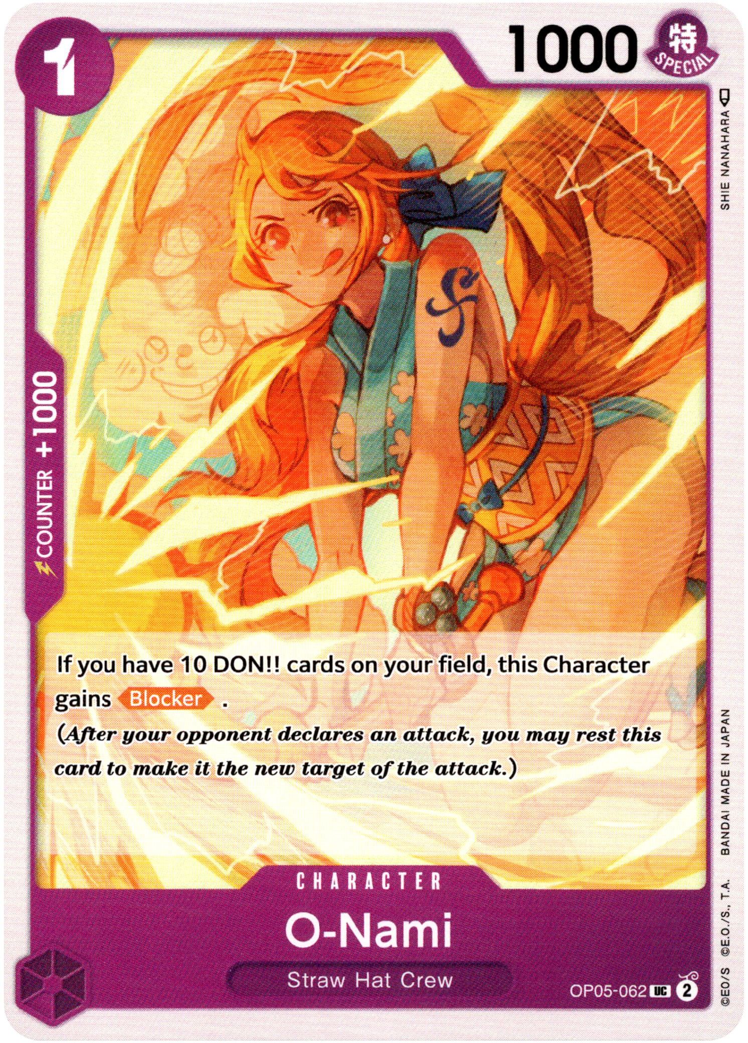 O-Nami - OP05-062 - Awakening of the New Era - Card Cavern
