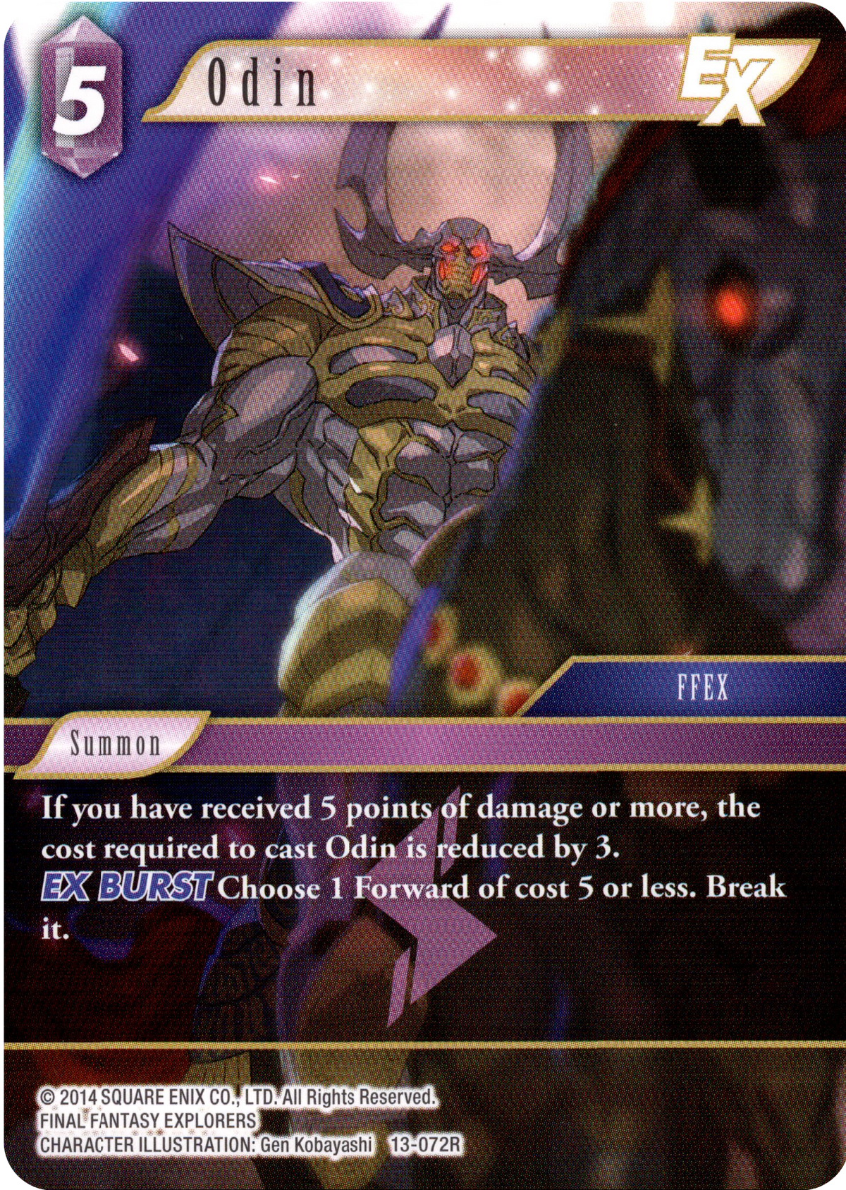 Odin - 13-072R - Opus XIII - Card Cavern
