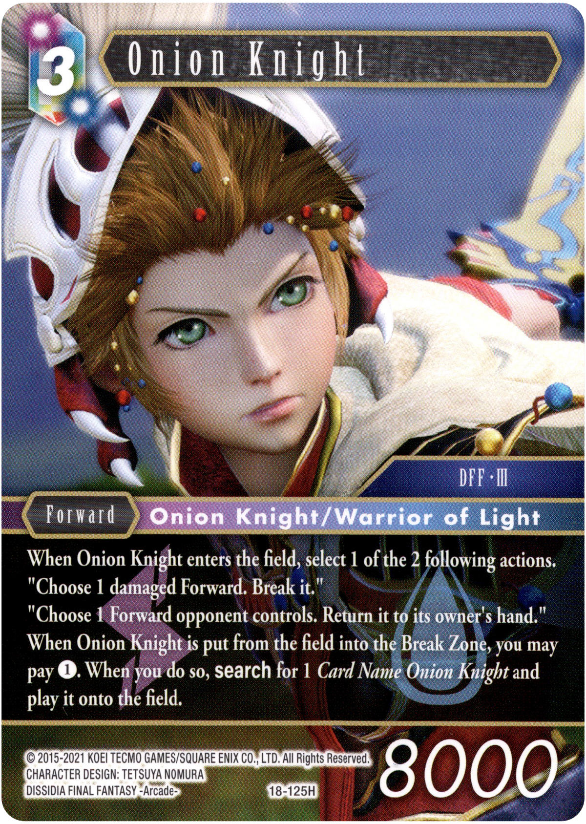 Onion Knight - 18-125H - Resurgence of Power - Card Cavern