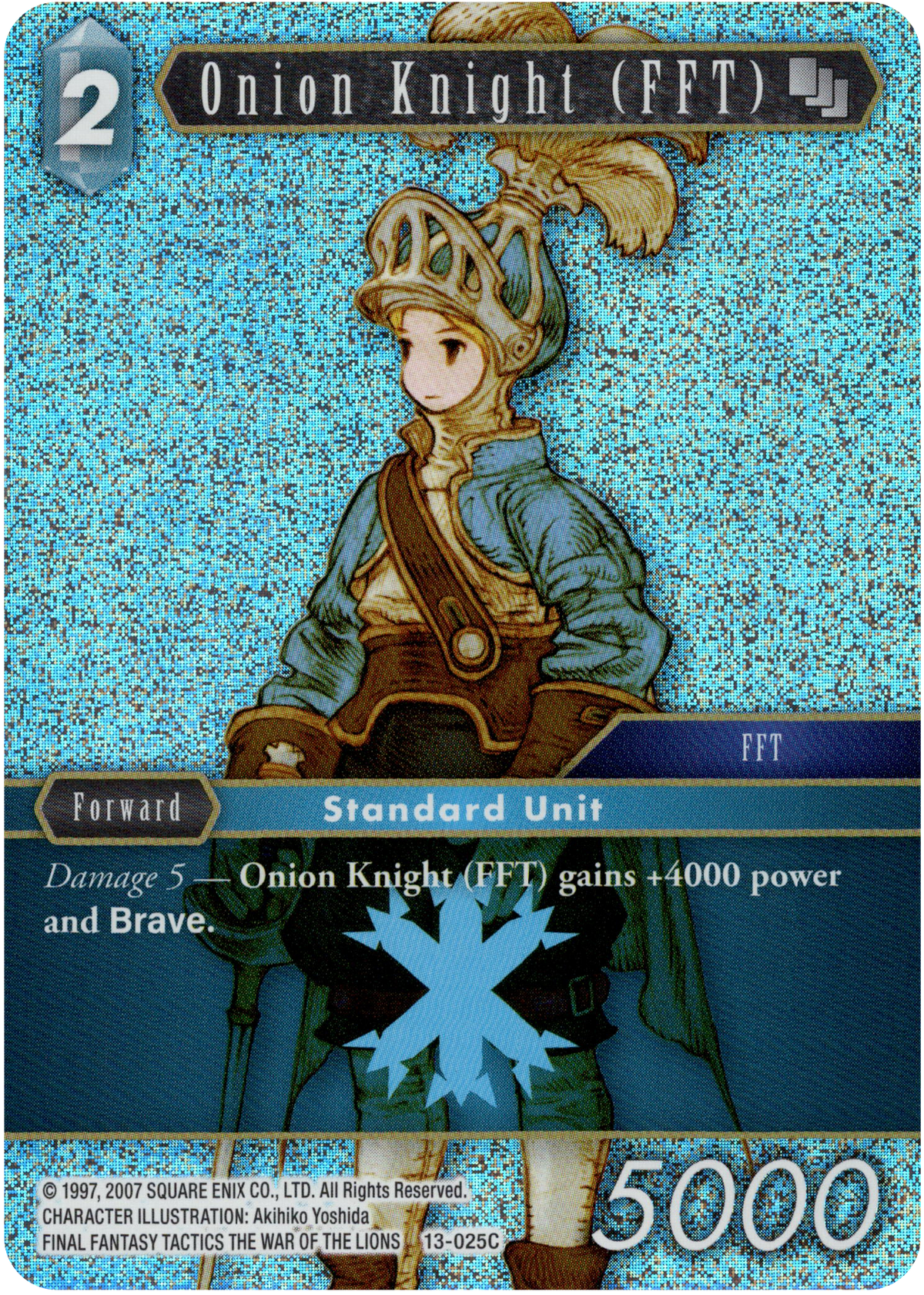Onion Knight (FFT) - 13-025C - Opus XIII - Foil - Card Cavern
