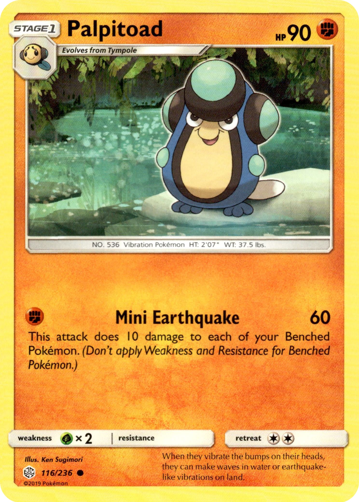 Palpitoad - 116/236 - Cosmic Eclipse - Card Cavern