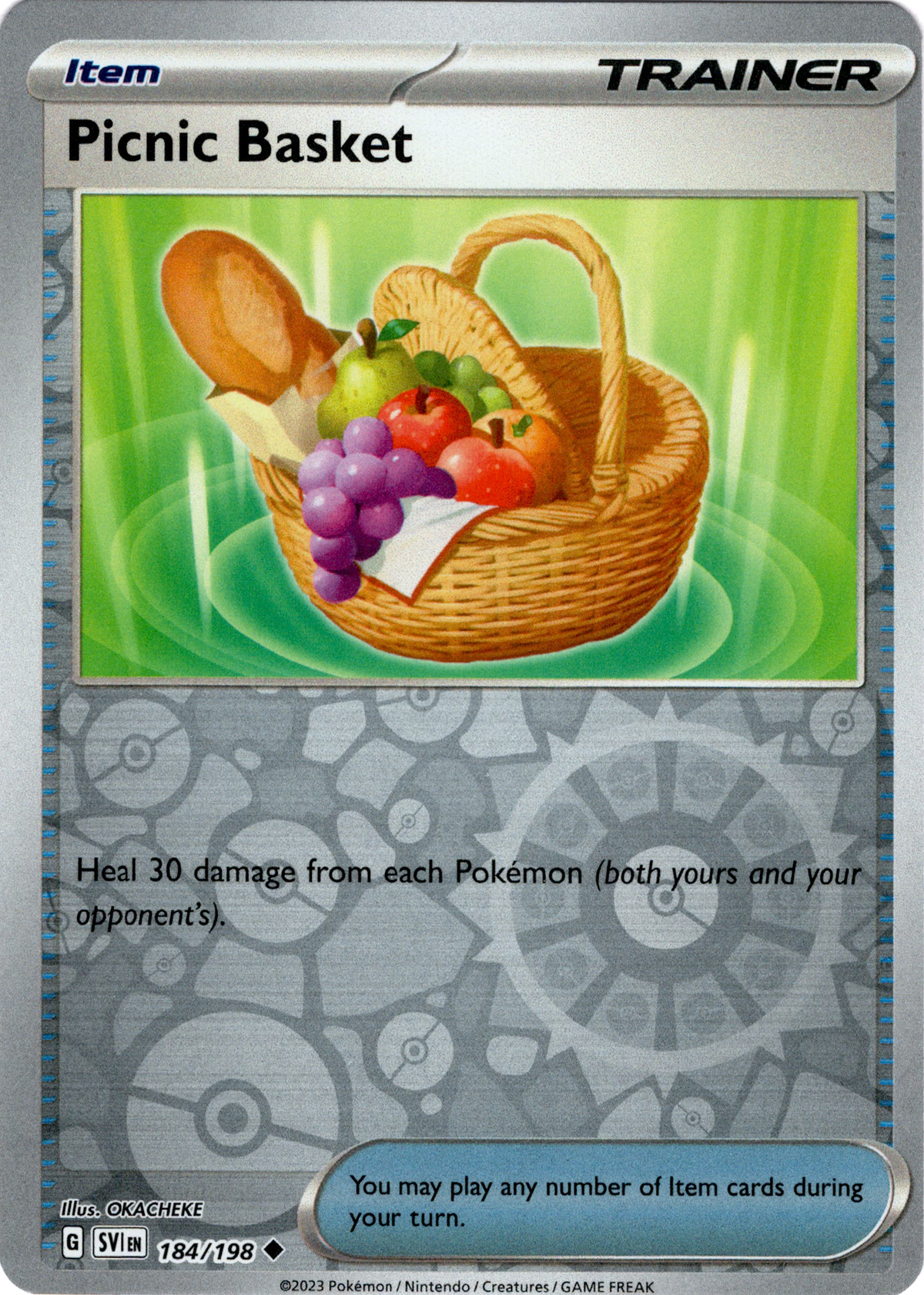 Picnic Basket - 184/198 - Scarlet & Violet - Reverse Holo - Card Cavern