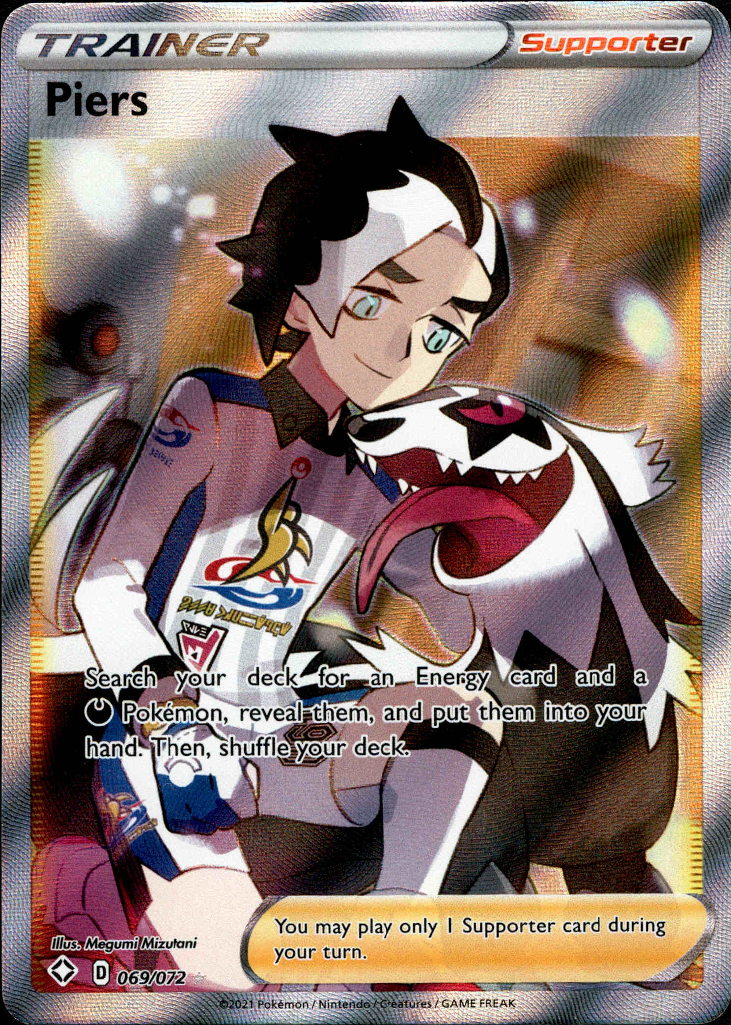 Piers Full Art - 069/072 - Shining Fates - Holo - Card Cavern