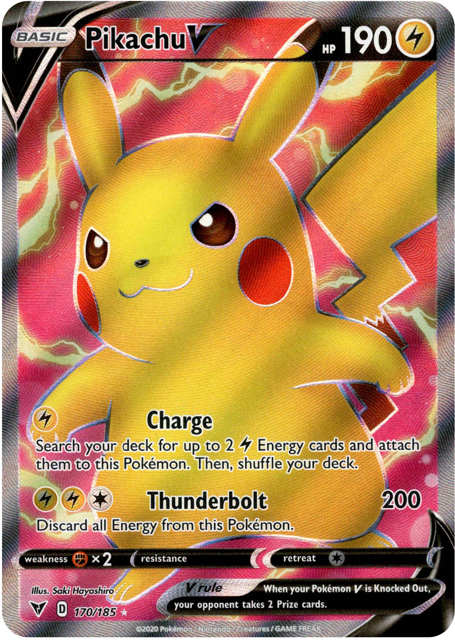 full art pokemon cards v Pikachu - 170/185 - Vivid Voltage Option Name:431 - (Borderless) - Dominaria Remastered (DMR) The item available is pokemon games One Piece Card Value