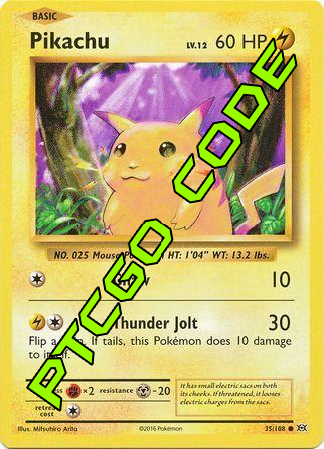 Pikachu Power Theme Deck - XY Evolutions - PTCGO Code – Card Cavern Trading  Cards, LLC