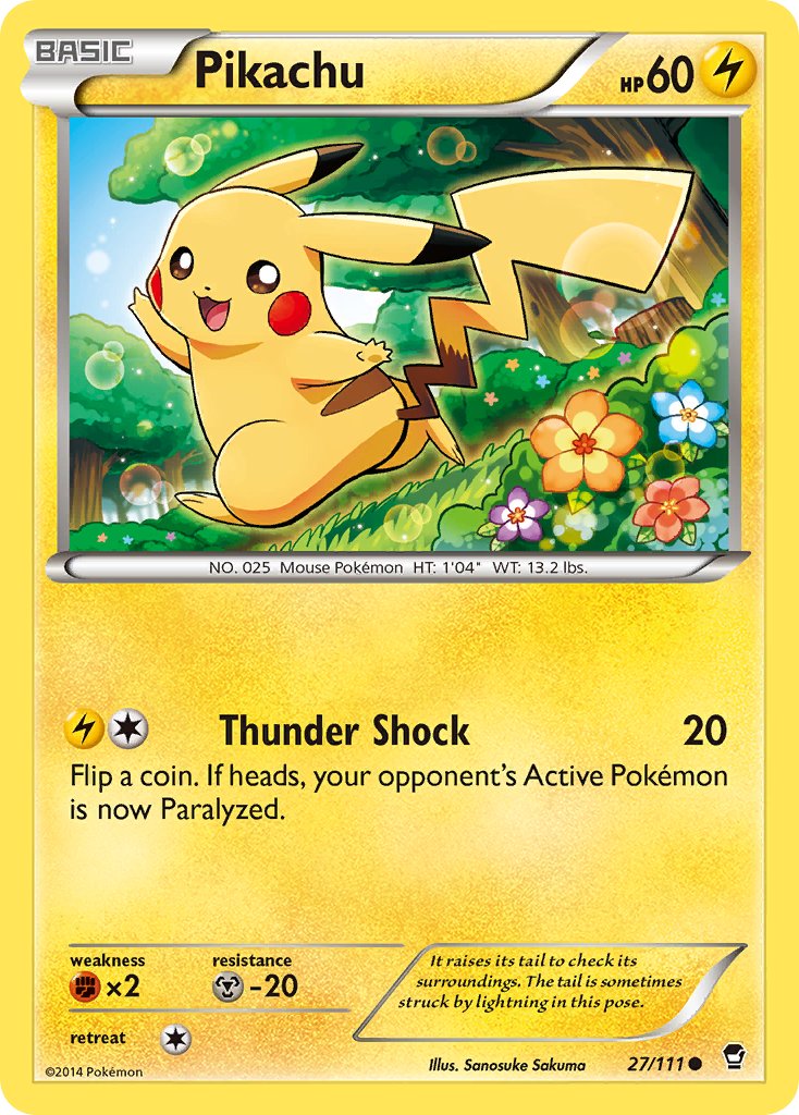Pikachu - 27/111 - Furious Fists - Card Cavern