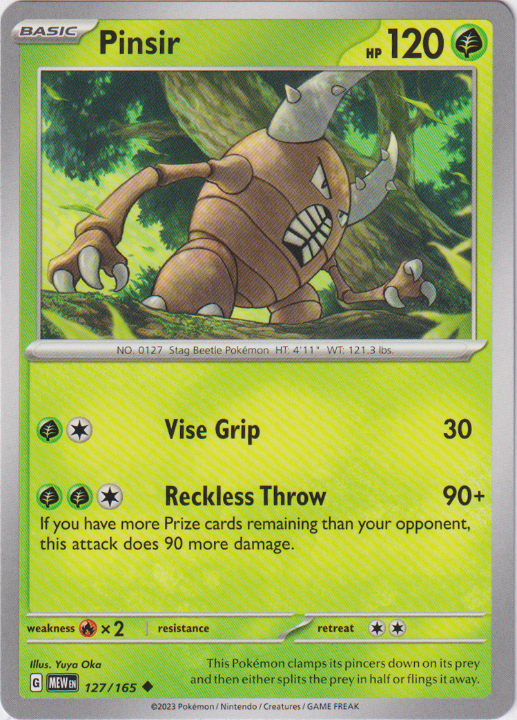 Pinsir - 127/165 - Scarlet & Violet 151 - Card Cavern