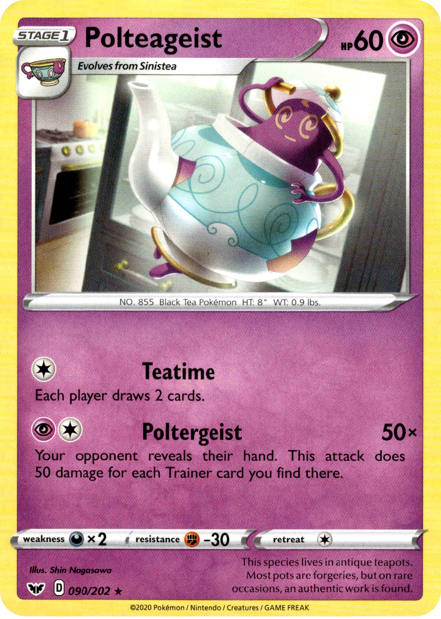Polteageist - 90/202 - Sword & Shield - Card Cavern