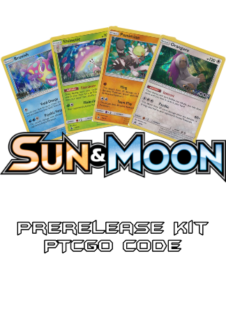 Sun & Moon Prerelease Kit - 1 of 4 promos - PTCGL Code - Card Cavern