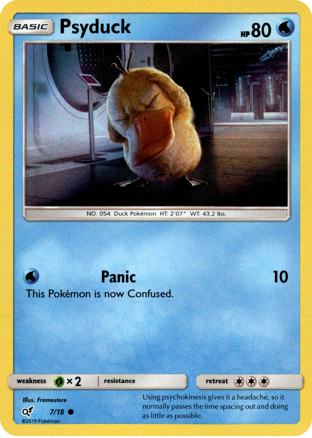 Psyduck - 7/18 - Detective Pikachu
